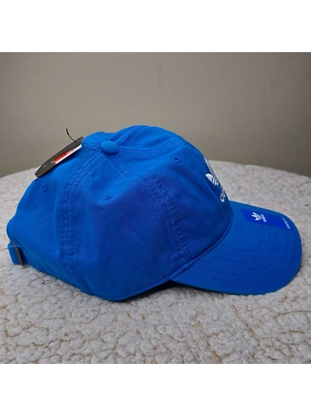 NWT Adidas Relaxed Strap-Back Hat Blue Bird OS - Picture 2 of 7